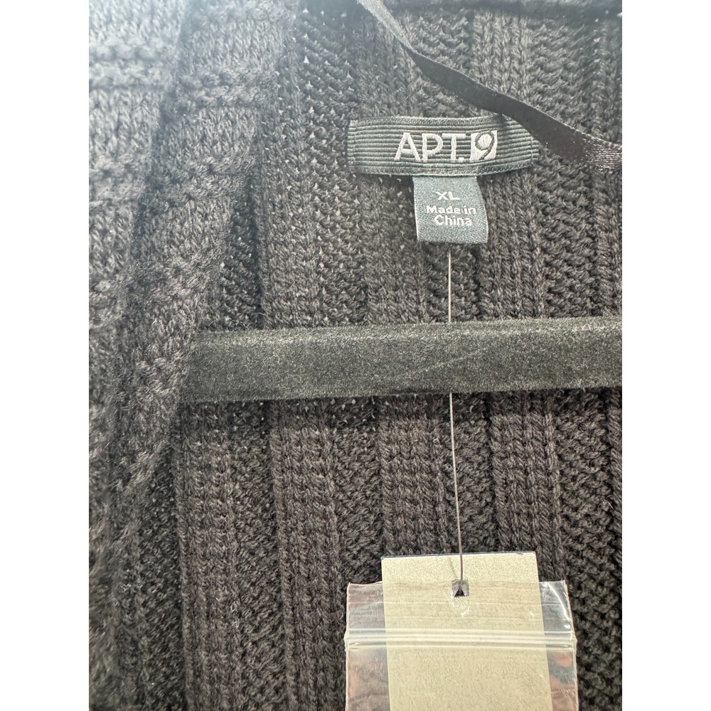 Apt 9 Deadstock Ribbed Knit Duster Afghan Cardigan XL Ruffle Penny Lane Bratz - Picture 13 of 16
